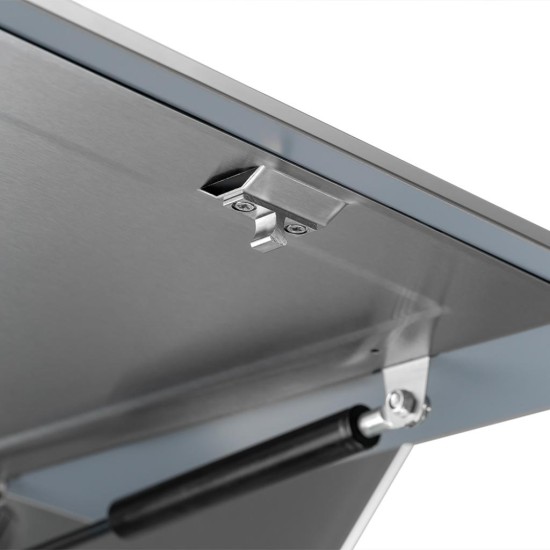 Вытяжка кухонная Pyramida HES 30 (D-600 MM) GRAY /AJ