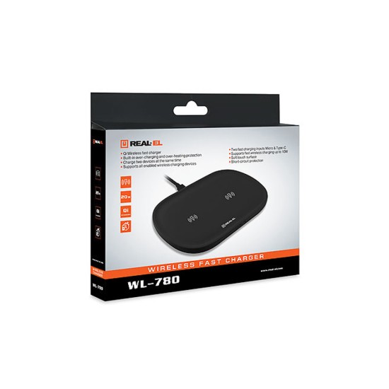 Зарядное устройство REAL-EL WL-780 black (EL123160020) Зарядное устройство REAL-EL WL-780 black (EL123160020)