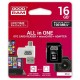 Карта пам'яті Goodram 16Gb microSDHC class 10 UHS-I (M1A4-0160R12) Карта пам'яті Goodram 16Gb microSDHC class 10 UHS-I (M1A4-0160R12)