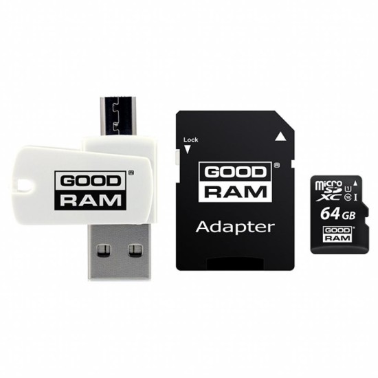 Карта памяти Goodram 64GB microSDXC class 10 UHS-I (M1A4-0640R12) Карта памяти Goodram 64GB microSDXC class 10 UHS-I (M1A4-0640R12)