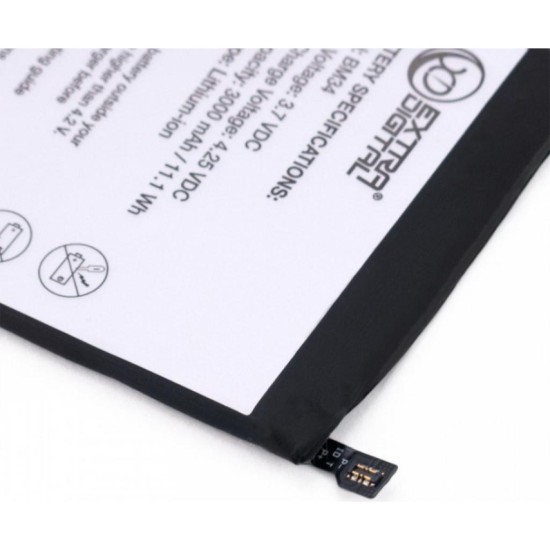 Аккумуляторная батарея Extradigital Xiaomi Mi Note Pro (BM34) 3000 mAh (BMX6442)