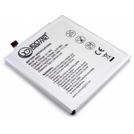 Аккумуляторная батарея Extradigital Xiaomi Mi3 (BM31) 3000 mAh (BMX6444)
