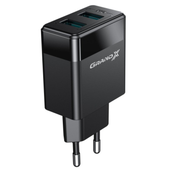 Зарядное устройство Grand-X CH-50 2USB 5V 2,4A (CH-50) Зарядное устройство Grand-X CH-50 2USB 5V 2,4A (CH-50)