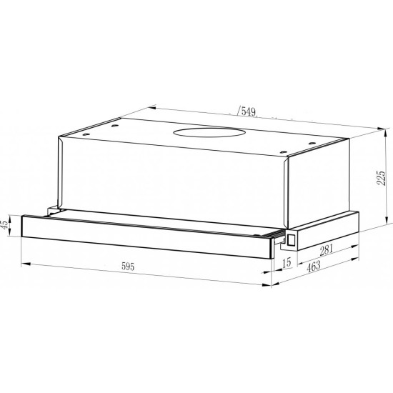 Витяжка кухонна Interline DELI X/S A/60/2/T (DELIX/SA/60/2/T) Витяжка кухонна Interline DELI X/S A/60/2/T (DELIX/SA/60/2/T)