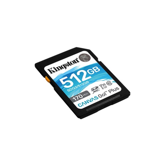 Карта памяти Kingston 512GB SDXC class 10 UHS-I U3 Canvas Go Plus (SDG3/512GB)