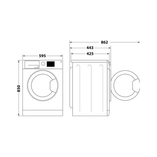 Стиральная машина Indesit OMTWSA61053WKEU Стиральная машина Indesit OMTWSA61053WKEU