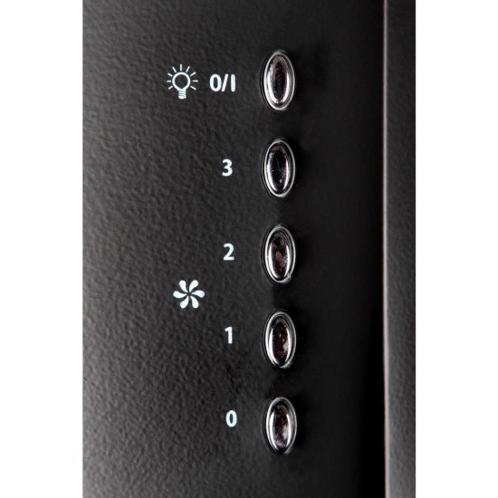Вытяжка кухонная Eleyus Bora 1200 LED SMD 60 BL