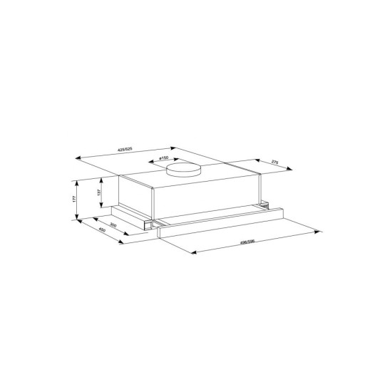 Вытяжка кухонная Eleyus LOTUS 1000 60 BL