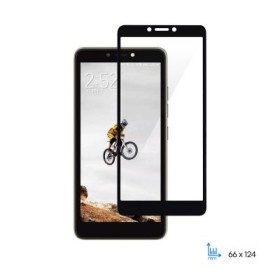 Стекло защитное 2E Basic TECNO POP 2F (B1F) , 2.5D FCFG, black border (2E-TC-P2F-SMFCFG-BB)