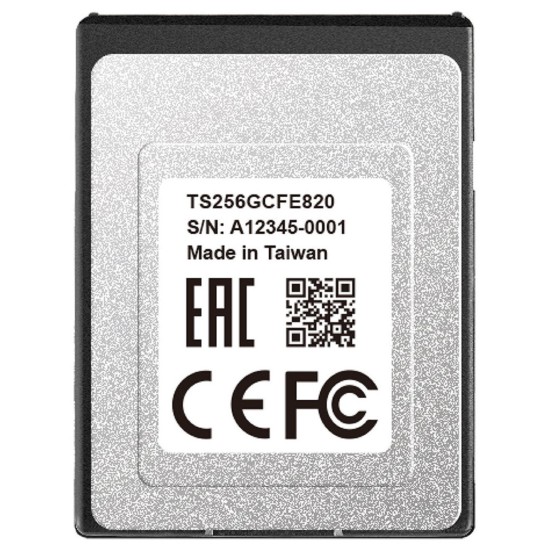 Карта памяти Transcend 256GB CFExpress 820 Type B (TS256GCFE820)