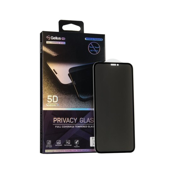 Стекло защитное Gelius Pro 5D Privasy Glass for iPhone XS Max Black (00000070959) Стекло защитное Gelius Pro 5D Privasy Glass for iPhone XS Max Black (00000070959)