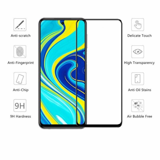 Стекло защитное Drobak Xiaomi Redmi Note 9 Pro Full Cover Full Glue (Black) (121289 (121289) Стекло защитное Drobak Xiaomi Redmi Note 9 Pro Full Cover Full Glue (Black) (121289 (121289)