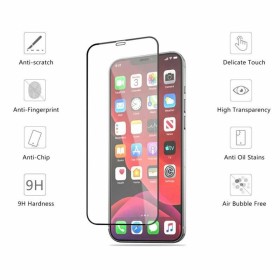 Стекло защитное Drobak Apple iPhone 12 (Black) (222292) (222292)
