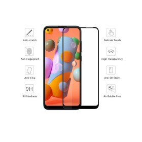 Стекло защитное Drobak Samsung A11 (Black) (121276) (121276)