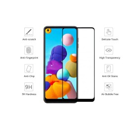 Стекло защитное Drobak Samsung A21S (Black) (121277) (121277)
