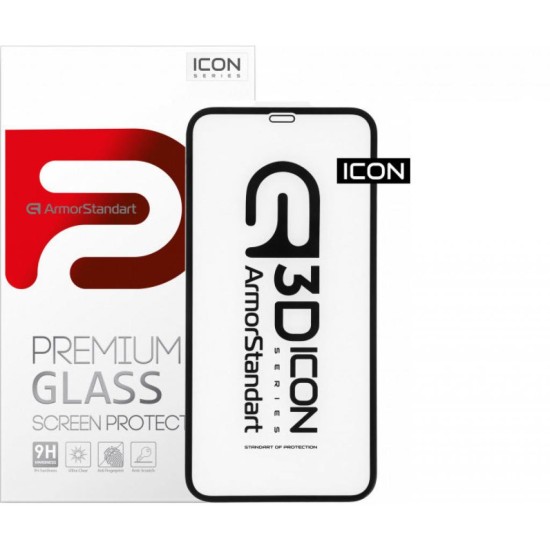 Стекло защитное Armorstandart Icon 3D Apple iPhone 12 Pro Max Black (ARM57194) Стекло защитное Armorstandart Icon 3D Apple iPhone 12 Pro Max Black (ARM57194)