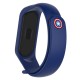 Ремінець до фітнес браслета Armorstandart Superhero Edition для Xiaomi Mi Band 5 Captain America Blue (ARM57108) Ремінець до фітнес браслета Armorstandart Superhero Edition для Xiaomi Mi Band 5 Captain America Blue (ARM57108)