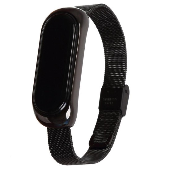 Ремешок для фитнес браслета BeCover Metal для Xiaomi Mi Smart Band 5 Black (705146) Ремешок для фитнес браслета BeCover Metal для Xiaomi Mi Smart Band 5 Black (705146)
