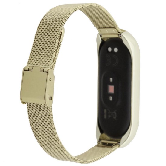 Ремешок для фитнес браслета BeCover Metal для Xiaomi Mi Smart Band 5 Gold (705148) Ремешок для фитнес браслета BeCover Metal для Xiaomi Mi Smart Band 5 Gold (705148)