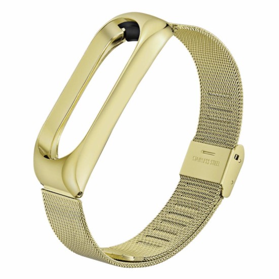Ремешок для фитнес браслета BeCover Metal для Xiaomi Mi Smart Band 5 Gold (705148) Ремешок для фитнес браслета BeCover Metal для Xiaomi Mi Smart Band 5 Gold (705148)