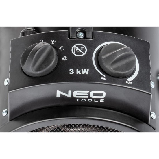 Обогреватель Neo Tools TOOLS 3 кВт, IPX4 (90-068) Обогреватель Neo Tools TOOLS 3 кВт, IPX4 (90-068)