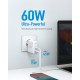 Зарядний пристрій Anker PowerPort+ Atom III 45W USB-C+15W USB-A (White) (A2322G21) Зарядний пристрій Anker PowerPort+ Atom III 45W USB-C+15W USB-A (White) (A2322G21)