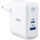 Зарядний пристрій Anker PowerPort+ Atom III 45W USB-C+15W USB-A (White) (A2322G21) Зарядний пристрій Anker PowerPort+ Atom III 45W USB-C+15W USB-A (White) (A2322G21)