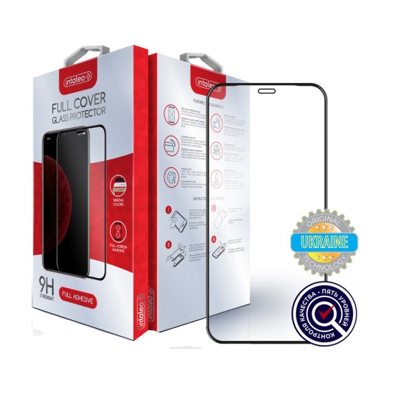 Стекло защитное Intaleo Full Glue Apple iPhone 12 mini (black) (1283126506413) Стекло защитное Intaleo Full Glue Apple iPhone 12 mini (black) (1283126506413)