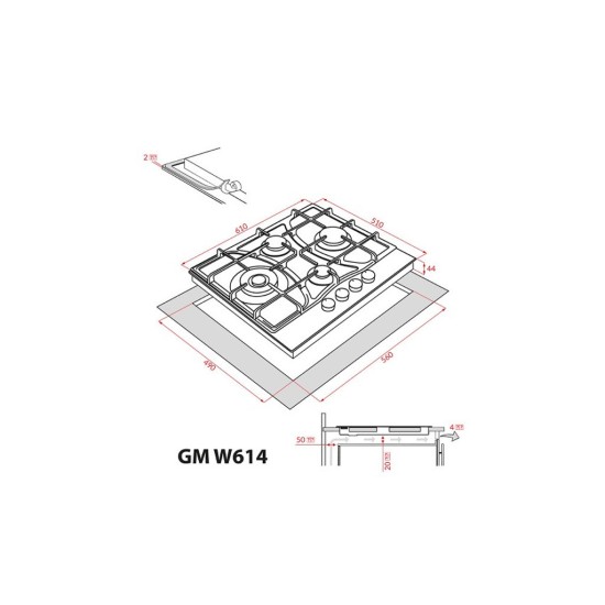 Варочна поверхня Weilor GM W 614 SS