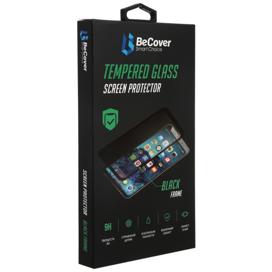 Стекло защитное BeCover Premium Motorola Moto E6s Black (705586) Стекло защитное BeCover Premium Motorola Moto E6s Black (705586)