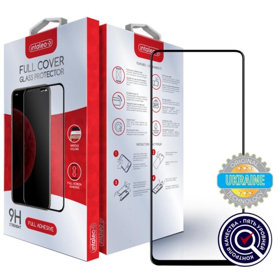 Стекло защитное Intaleo Full Glue для Xiaomi Poco X3 black (1283126509483) Стекло защитное Intaleo Full Glue для Xiaomi Poco X3 black (1283126509483)