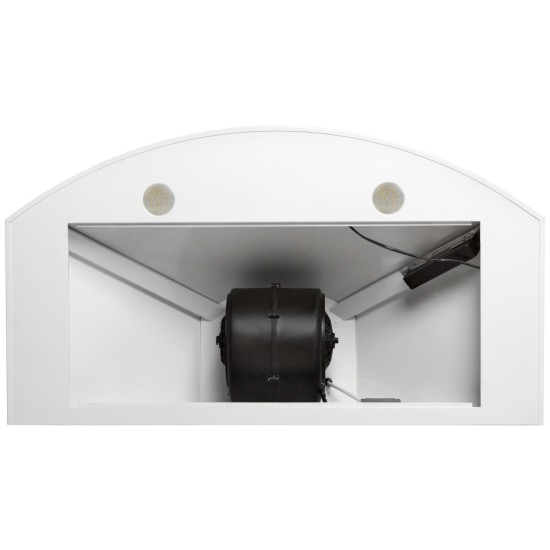 Вытяжка кухонная Eleyus Bora 1200 LED SMD 90 WH