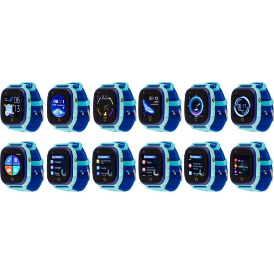 Смарт-часы Amigo GO005 4G WIFI Kids waterproof Thermometer Blue (747017)
