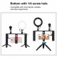 Набор блогера Puluz 4in1 (ring light, mount, phone holder, microphone) (PKT3028)