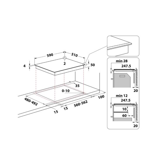 Варочная поверхность Whirlpool WLS2760BFS