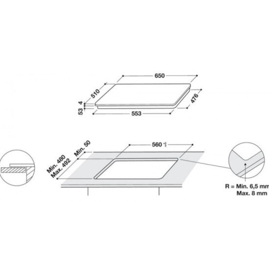 Варочная поверхность Whirlpool WLS7960NE Варочная поверхность Whirlpool WLS7960NE