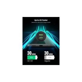 Зарядное устройство Ugreen CD213 36W 2xUSB QC 3.0 3A Car Charger (Dark Blue) (10144)