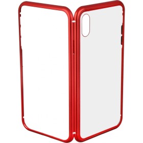 Чехол для мобильного телефона Armorstandart Magnetic Case 1 Gen. iPhone XS Max Clear/Red (ARM53391)