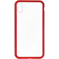 Чехол для мобильного телефона Armorstandart Magnetic Case 1 Gen. iPhone XS Max Clear/Red (ARM53391)