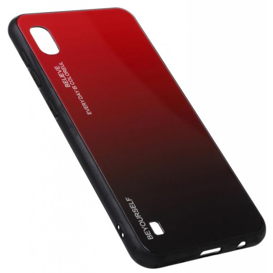 Чехол для мобильного телефона BeCover Gradient Glass Samsung Galaxy M10 2019 SM-M105 Red-Black (703872)