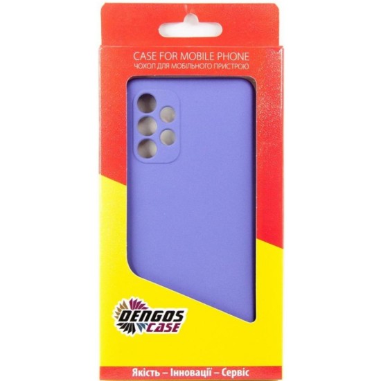 Чехол для мобильного телефона Dengos Carbon Samsung Galaxy A32 (purple) (DG-TPU-CRBN-120)