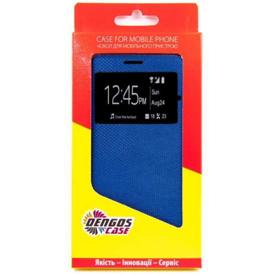 Чехол для мобильного телефона Dengos Flipp-Book Call ID Samsung Galaxy A12 (A125), blue (DG-SL-BK-274) Чехол для мобильного телефона Dengos Flipp-Book Call ID Samsung Galaxy A12 (A125), blue (DG-SL-BK-274)
