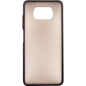 Чехол для мобильного телефона Dengos Matt POCO X3, black (DG-TPU-MATT-68)