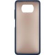 Чехол для мобильного телефона Dengos Matt POCO X3, blue (DG-TPU-MATT-69)