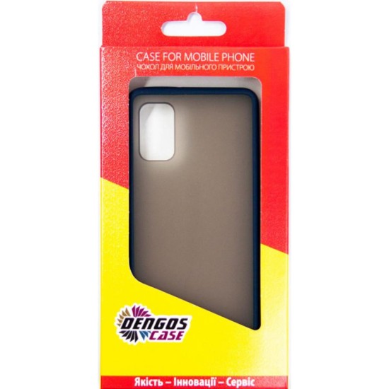 Чохол до мобільного телефона Dengos Matt Samsung Galaxy A41, blue (DG-TPU-MATT-43) (DG-TPU-MATT-43) Чохол до мобільного телефона Dengos Matt Samsung Galaxy A41, blue (DG-TPU-MATT-43) (DG-TPU-MATT-43)