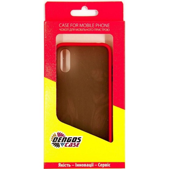 Чехол для мобильного телефона Dengos Samsung Galaxy A01 (red) (DG-TPU-MATT-33) Чехол для мобильного телефона Dengos Samsung Galaxy A01 (red) (DG-TPU-MATT-33)