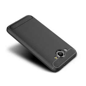 Чехол для мобильного телефона для Huawei Y3 2017 Carbon Fiber (Black) Laudtec (LT-HY32017B)