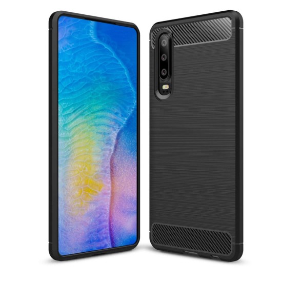 Чехол для мобильного телефона Laudtec для Huawei P30 Carbon Fiber (Black) (LT-P30B) Чехол для мобильного телефона Laudtec для Huawei P30 Carbon Fiber (Black) (LT-P30B)