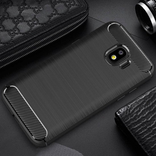 Чехол для мобильного телефона Laudtec для Samsung J2 2018/J250 Carbon Fiber (Black) (LT-J250F) Чехол для мобильного телефона Laudtec для Samsung J2 2018/J250 Carbon Fiber (Black) (LT-J250F)