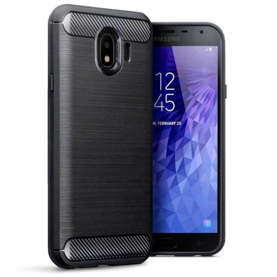 Чехол для мобильного телефона Laudtec для Samsung J4/J400 Carbon Fiber (Black) (LT-J400F) Чехол для мобильного телефона Laudtec для Samsung J4/J400 Carbon Fiber (Black) (LT-J400F)